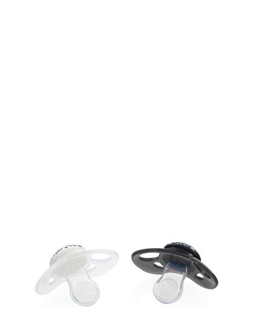 Se Twistshake Twistshake 2X Pacifier Black White 6+M Twistshake Black ved Booztlet