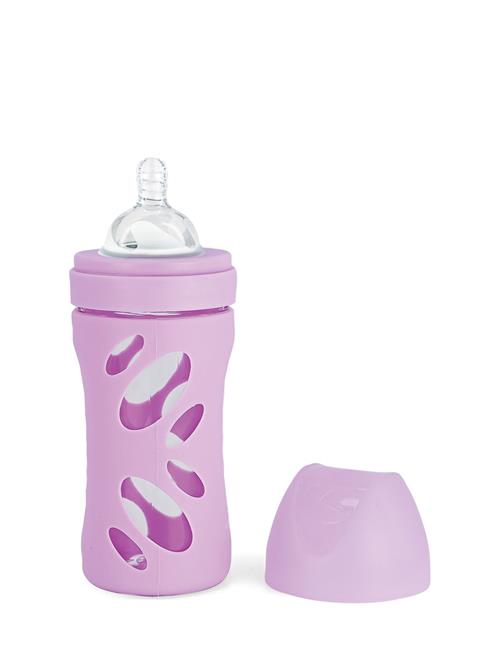 Se Twistshake Twistshake Anti-Colic Glass Bottle 260Ml Pastel Purple Twistshake Purple ved Booztlet