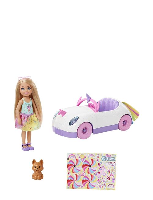 Barbie Chelsea Doll And Car Barbie Patterned