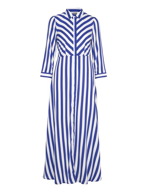 YAS Yassavanna Long Shirt Dress S. Noos YAS Blue