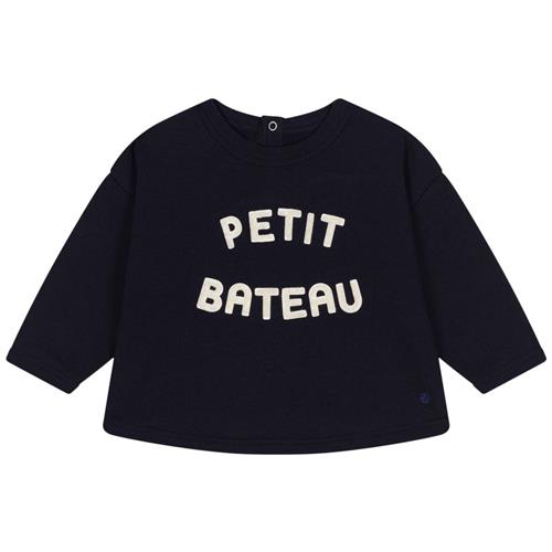 Se Petit Bateau Baby Sweatshirt Navyblå | Blå | 24 months ved Babyshop