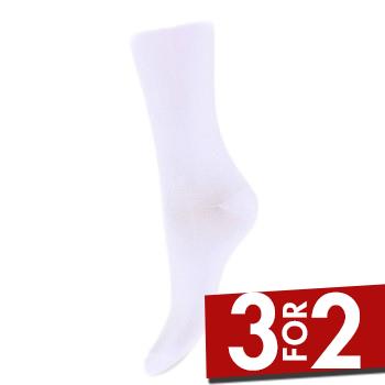 Decoy Strømper Bamboo Thin Socks Hvid Strl 37/41 Dame