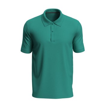 Stedman Henry Polo Short Sleeve Grøn bomuld Medium Herre