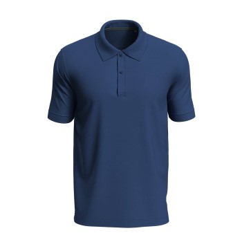 Stedman Henry Polo Short Sleeve Mørkblå bomuld Small Herre