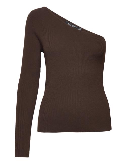 Lauren Ralph Lauren -Shoulder Long-Sleeve Sweater Lauren Ralph Lauren Brown