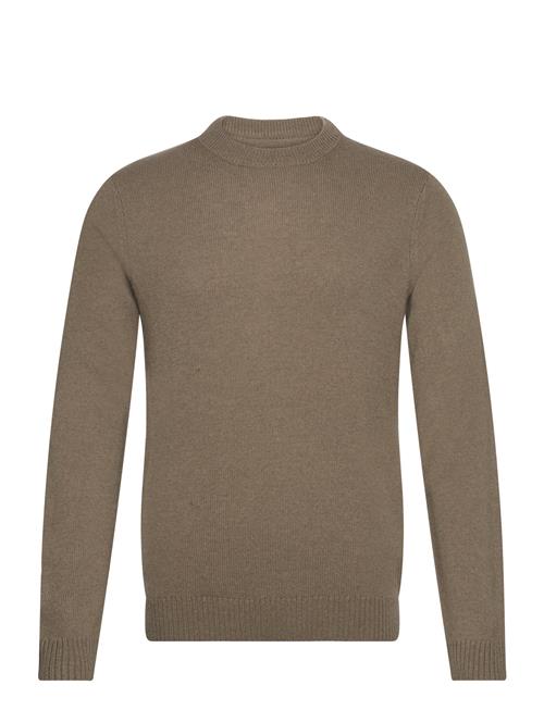 Se Jack & Jones Jprcclambswool Knit Crew Neck Ln Jack & J S Khaki ved Booztlet