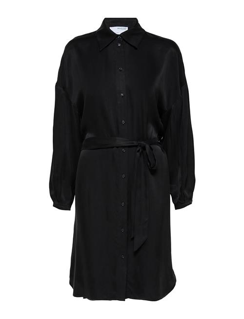 Selected Femme Slfirene-Tonia Ls Shirt Dress Curve Selected Femme Black