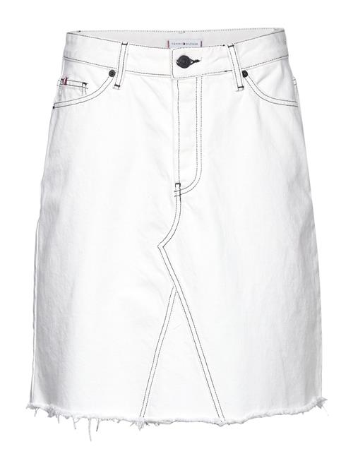 Tommy Hilfiger Dnm Rw A-Line Skirt Ecru Tommy Hilfiger White