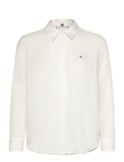 Tommy Hilfiger Linen Relaxed Shirt Ls Tommy Hilfiger White