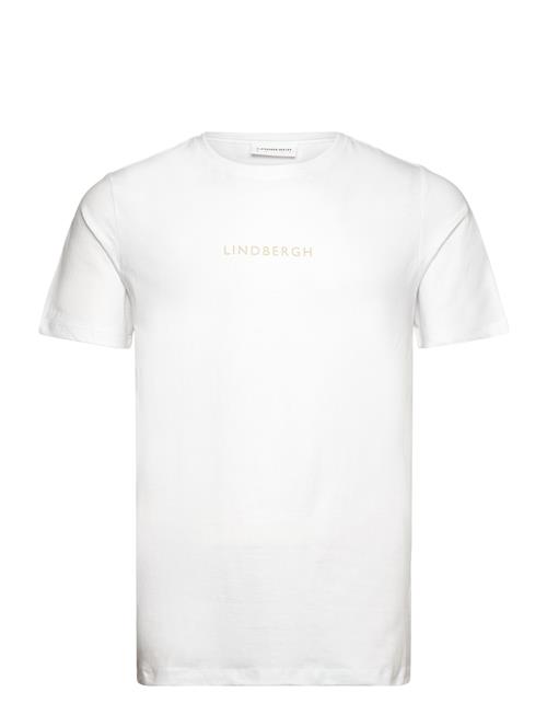 Se Lindbergh Lindbergh Print Tee S/S Lindbergh White ved Booztlet