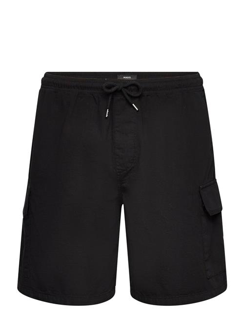 Cotton Ripstop Cargo Shorts Mads Nørgaard Black