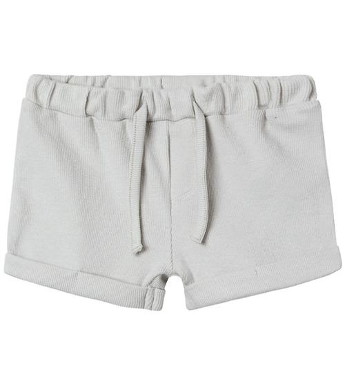 Lil Atelier Lil Atelier Shorts - Rib - NbmGago - Oyster Mushroom