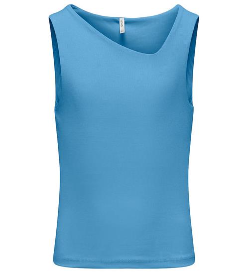 Se Kids Only Kids Only Top - Rib - KogClare - Azure Blue ved KidsWorld