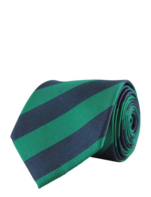 Se Portia 1924 Striped Silk Tie Portia 1924 Green ved Booztlet