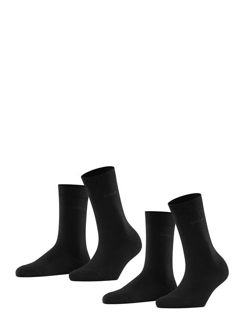 Se Esprit Socks Basic Easy So 2P Esprit Socks Black ved Booztlet