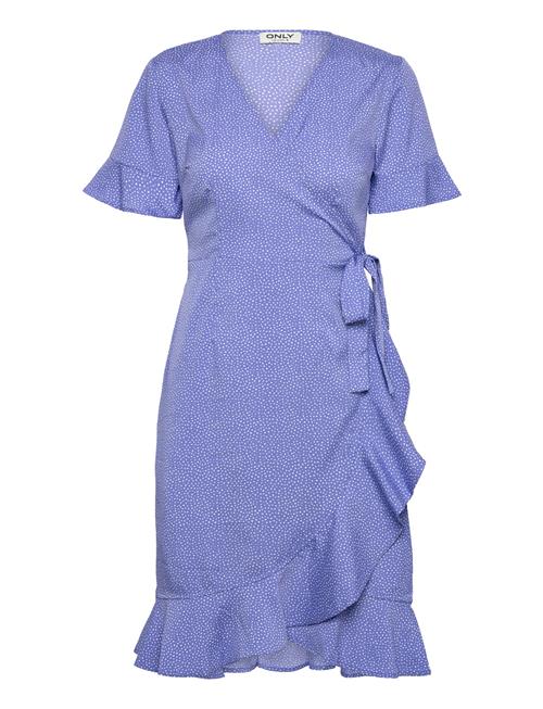 ONLY Onlolivia S/S Wrap Dress Wvn Noos ONLY Blue