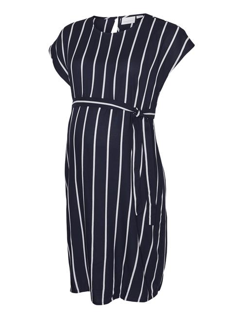 Mamalicious Mlmisty Cap Stripe Wo Abk Dress Mamalicious Navy