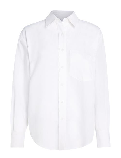 Calvin Klein Linen Blend Relaxed Shirt Calvin Klein White