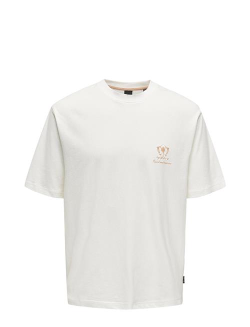 ONLY & SONS Onsmilo Rlx Coast Ss Tee ONLY & SONS White