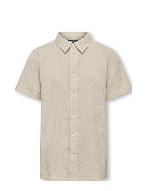 Kids Only Kobnoah Seersucker Shirt Wvn Kids Only Beige