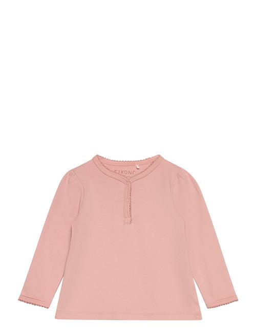 Blouse Ls - Solid Fixoni Pink