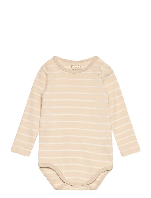 Body Ls W. Yd Stripe Fixoni Beige