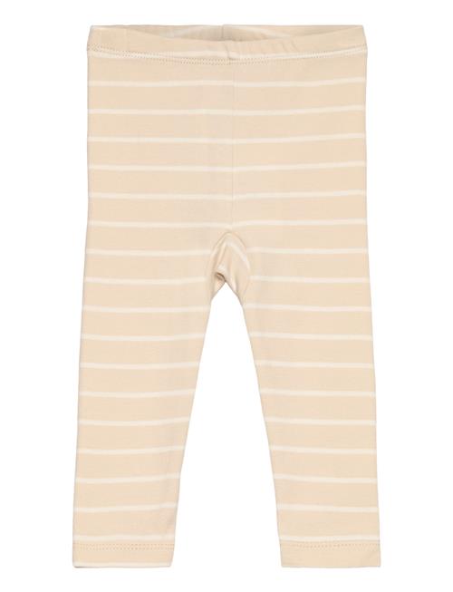 Se Fixoni Leggings - Y/D Stripe Fixoni Beige ved Booztlet