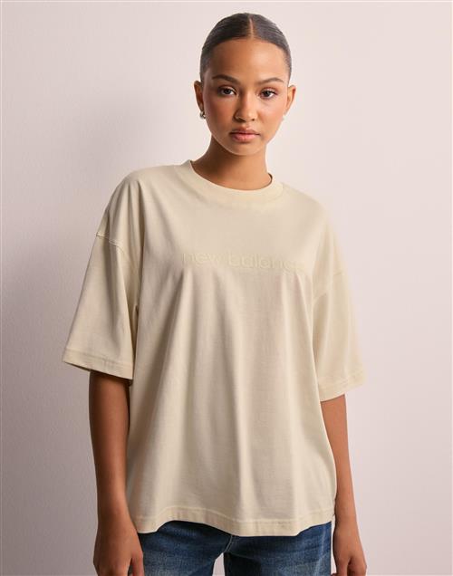 New Balance - Beige - Hyper Density Jersey Oversized T-Shirt