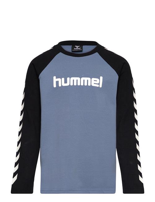 Hmlboys T-Shirt L/S Hummel Blue