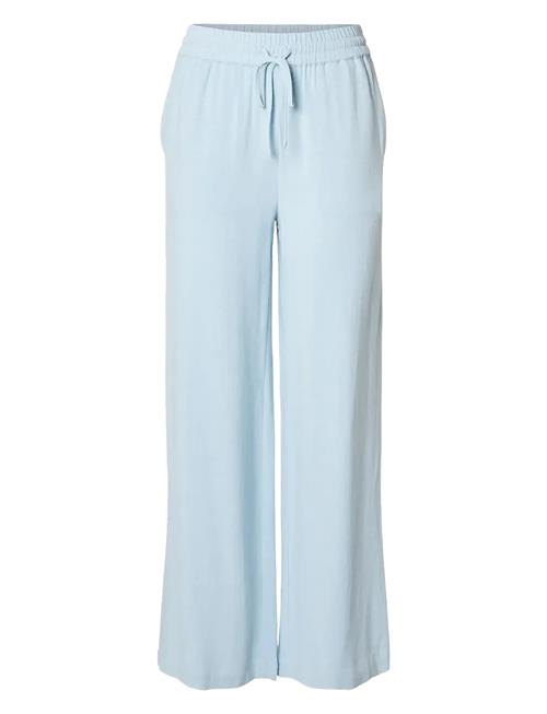 Slfviva-Gulia Mw Long Linen Pant Selected Blue