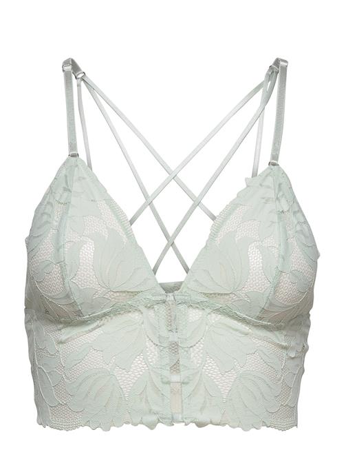 Lindex Bra Flora Lace Bralette Lindex Blue