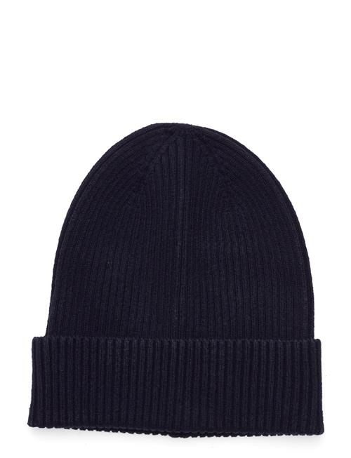 Lindex Knitted Beanie Basic Rib Lindex Blue