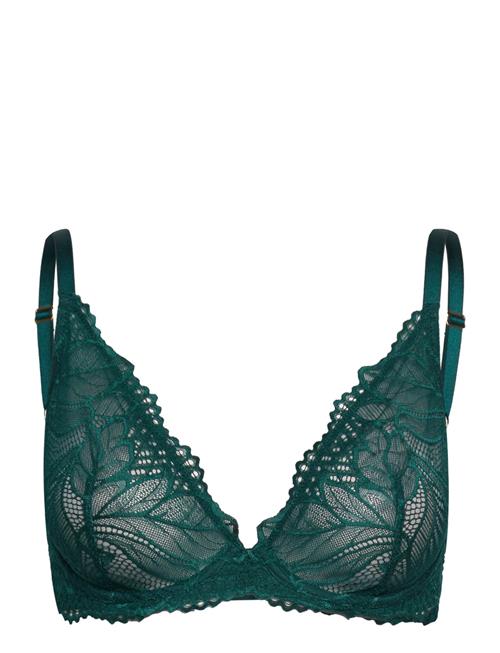 Se Lindex Bra Wire Jasmine Lace Lindex Green ved Booztlet