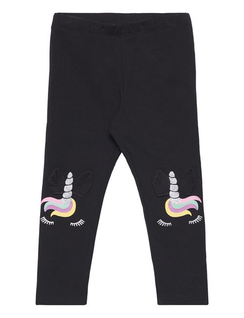 Se Lindex Leggings Unicorn Face Knee Det Lindex Black ved Booztlet