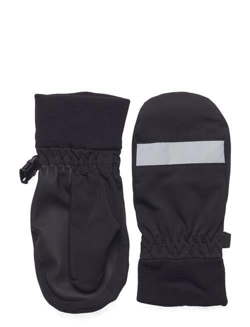 Lindex Mitten Water Repellent Stripe Lindex Black