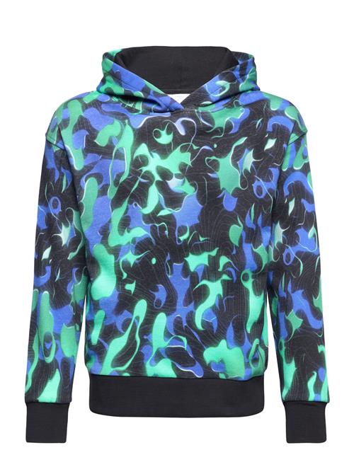 Lindex Sweatshirt Hood Aop Plastic Lindex Patterned