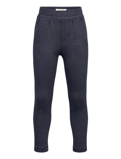 Lindex Trousers Herringb Lindex Navy