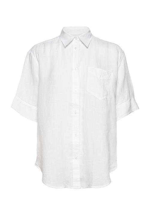 GANT D2. Rel Ss Linen Chambray Shirt GANT White