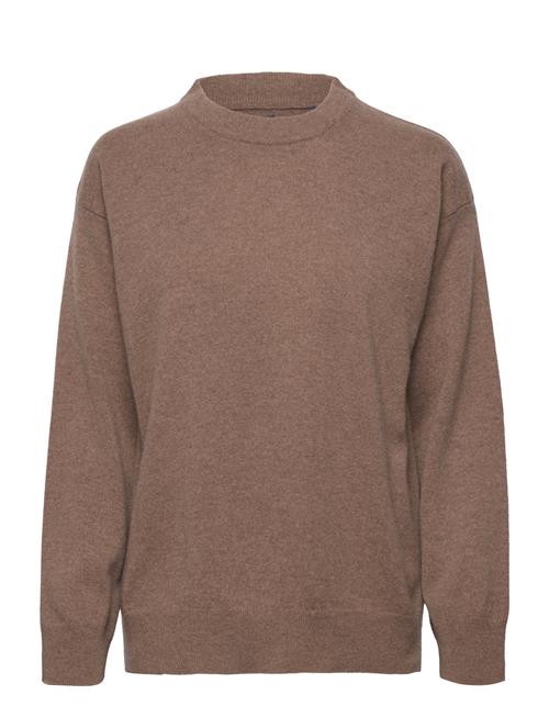 Se GANT Superfine Lambswool C-Neck GANT Brown ved Booztlet