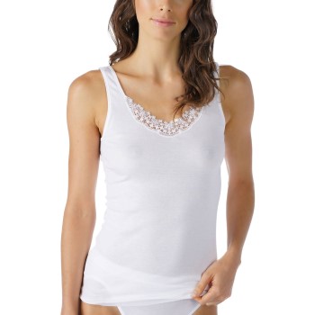 Mey Noblesse Cami-Top Hvid bomuld 40 Dame