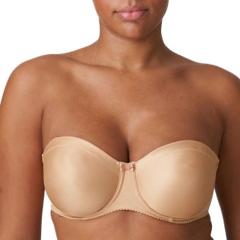 PrimaDonna Bh Satin Non Padded Strapless Bra Beige C 85 Dame