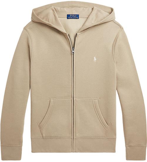Se Polo Ralph Lauren Cardigan - Classic Khaki ved KidsWorld