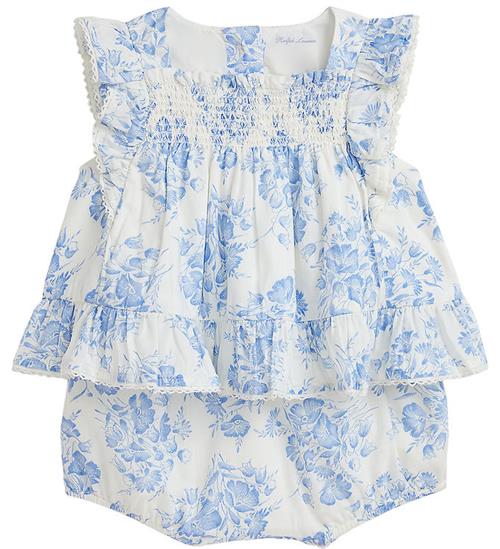 Se Polo Ralph Lauren Polo Ralph Lauren Top/Bloomers - Hemingway - Pauline Floral ved KidsWorld