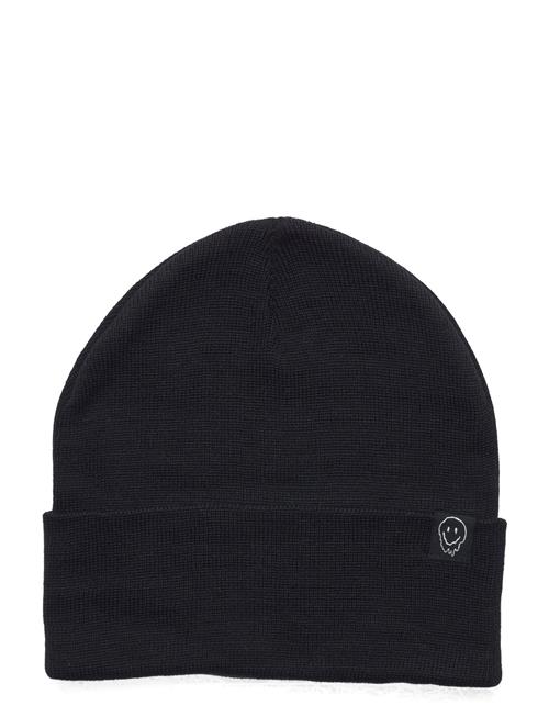 Se Lindex Knitted Beanie Fold Up School Lindex Black ved Booztlet