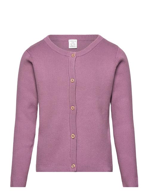 Se Lindex Cardigan Rib Lindex Purple ved Booztlet