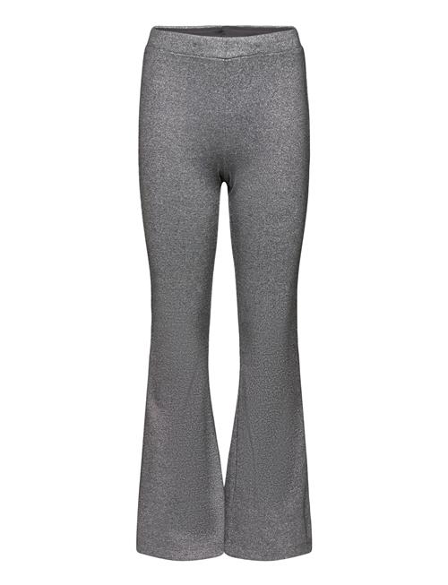 Lindex Trousers Flare Lurex Rib Lindex Grey