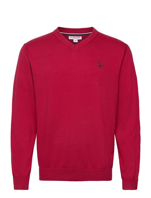 U.S. Polo Assn. Uspa V-Neck Knit Cosmo Men U.S. Polo Assn. Red