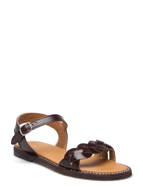 Se ANGULUS Sandals - Flat - Open Toe - Op ANGULUS Brown ved Booztlet