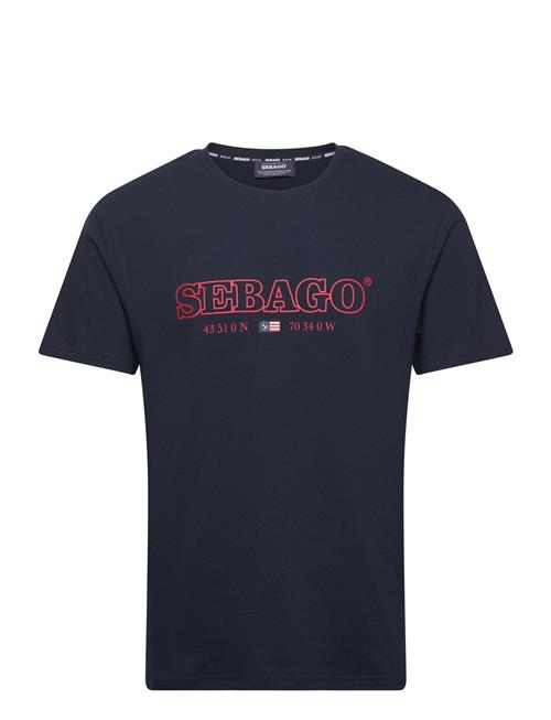 Se Performance Tee Sebago Navy ved Booztlet