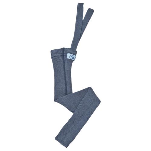 Se Silly Silas GOTS Fodsløse strømpebukserer Steel Blue | Blå | 3-4 years ved Babyshop